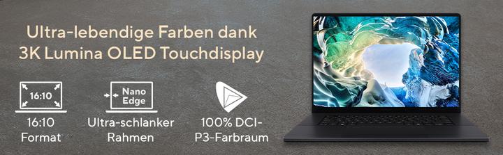 Produktbild ASUS ProArt P16 (16", AMD Ryzen AI 9 HX 370, 32 GB, 1000 GB, DE)