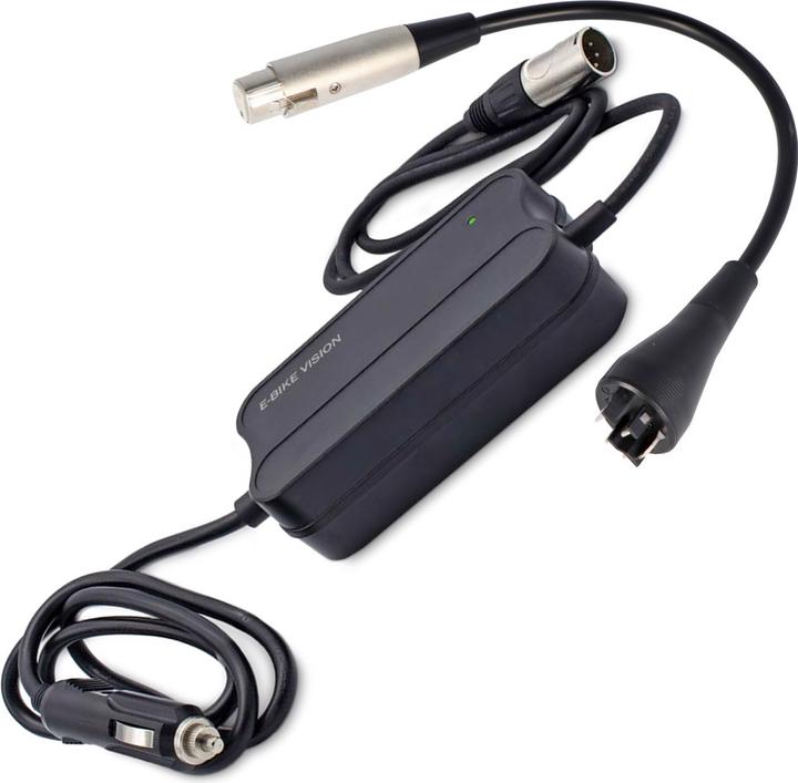 Produktbild E-Bike-Vision 12V KFZ-Ladegerät SET für Bosch Active, Performance 36V (E-Bike Ladegerät)