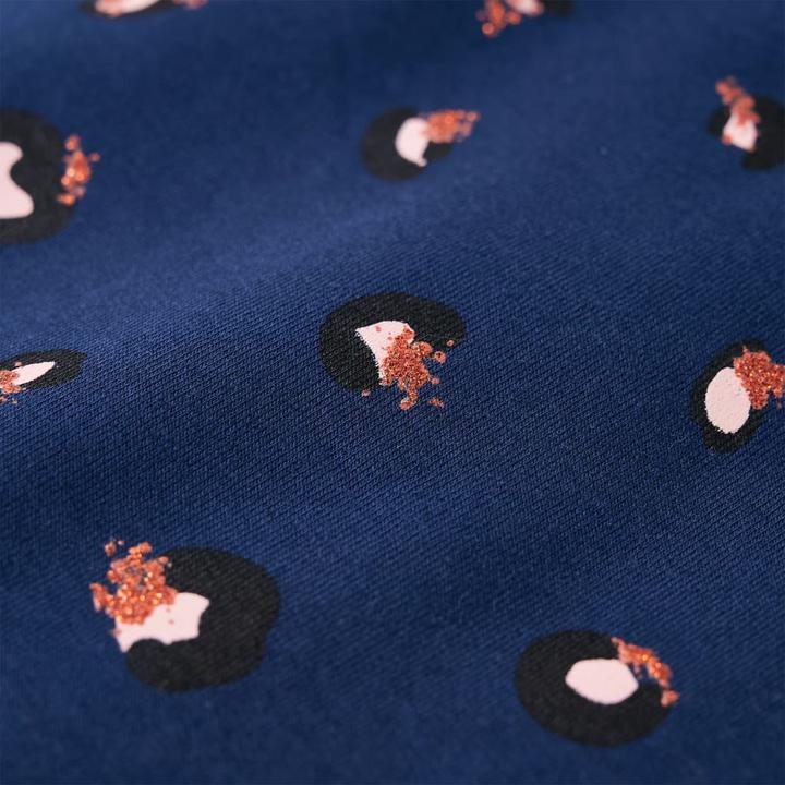 Immagine prodotto VidaXL Felpa con cappuccio per bambini blu navy 128,Materiale: 95 (128)