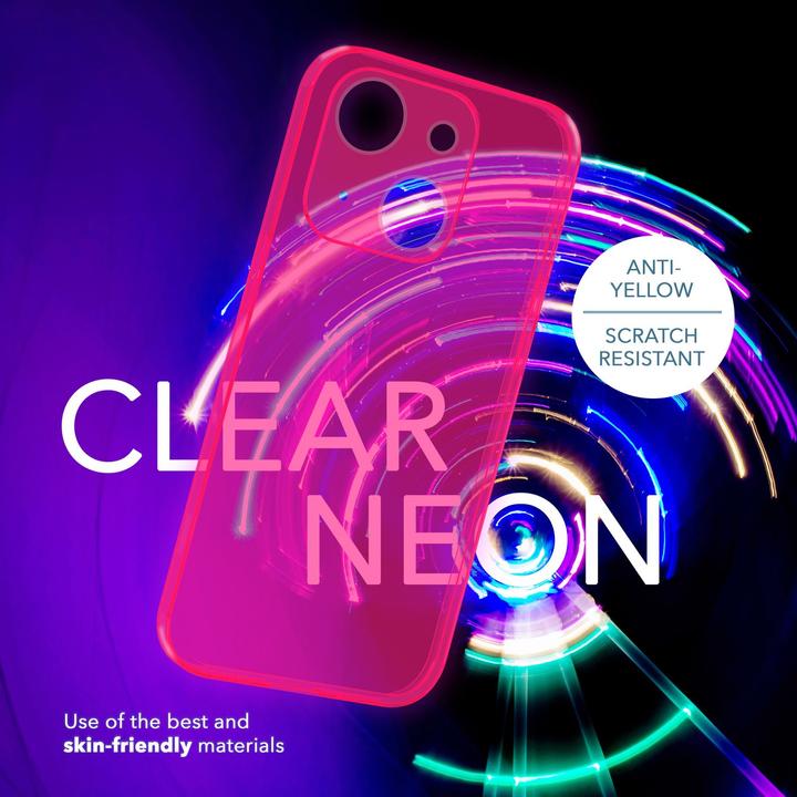 Image du produit Nalia Transparent Transparent Neon Silicone Cover (Apple iPhone 14 Plus)