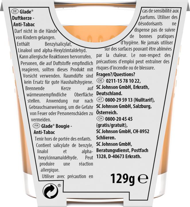 Image du produit Glade Anti-Tabac