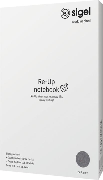 Produktbild Sigel Notizbuch Re-Up Softcover (14 x 20 cm, Kariert, Weicher Einband)