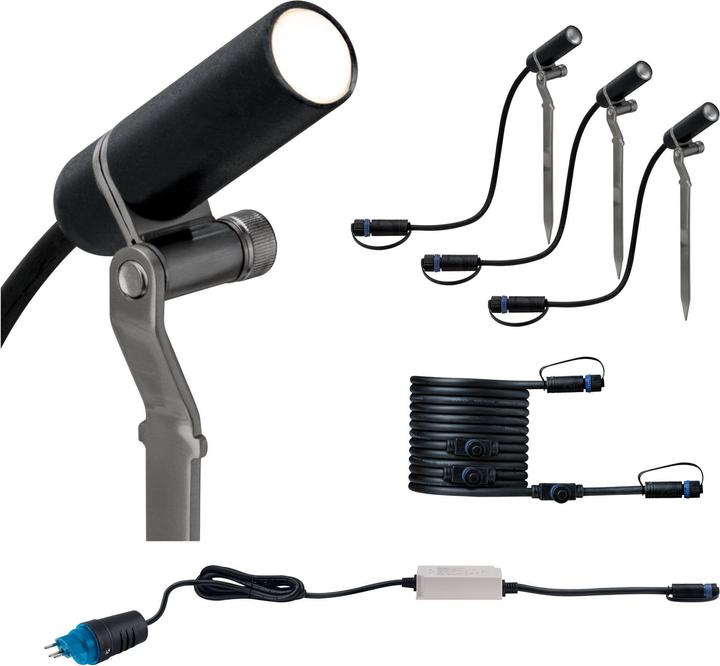 Image du produit Paulmann Kit de démarrage Outdoor Plug & Shine Plantini (200 lm, IP65)