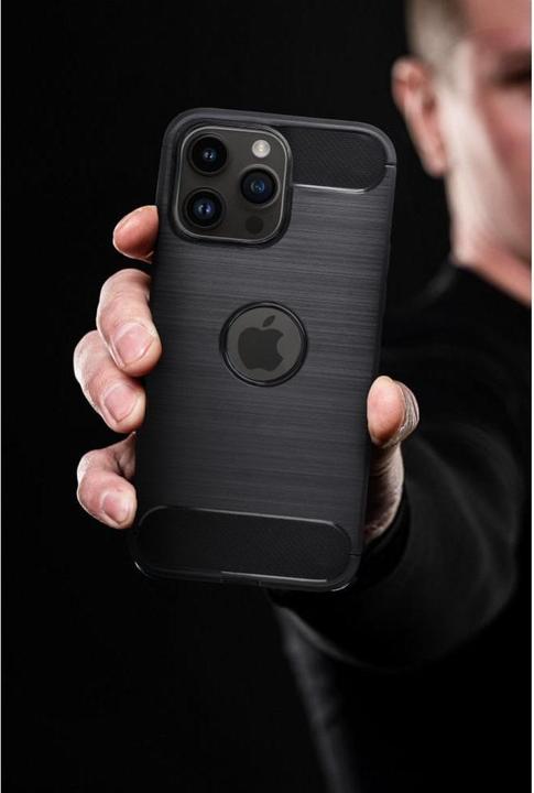Actual product image OEM Other CARBON case for IPHONE SE 2022 black (Apple iPhone SE (3rd Gen))