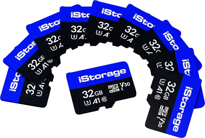 Produktbild iStorage microSD Card (10-Pack) (32 GB, microSDHC, U3, UHS-III)