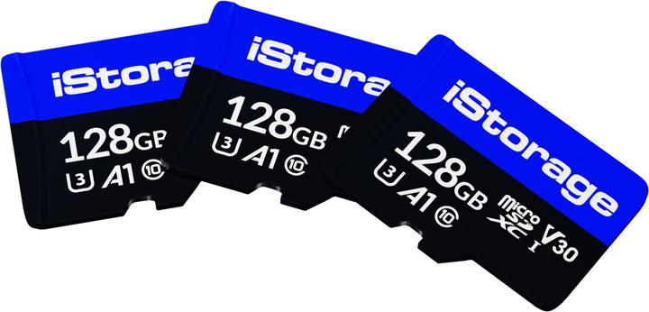 Image du produit iStorage microSD (3-Pack) (128 Go, microSDXC, U3, UHS-III)