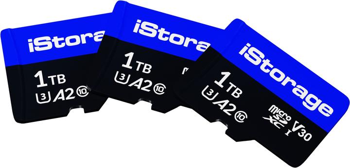 Immagine prodotto iStorage microSD (3-Pack) (1000 GB, microSDXC, U3, UHS-III)