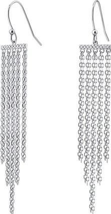 Silvego Long silver earrings Chiara JJJ0210E1