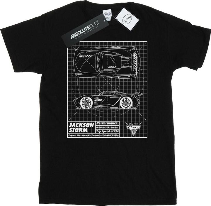 Disney Cars Jackson Storm Blueprint TShirt (XL)