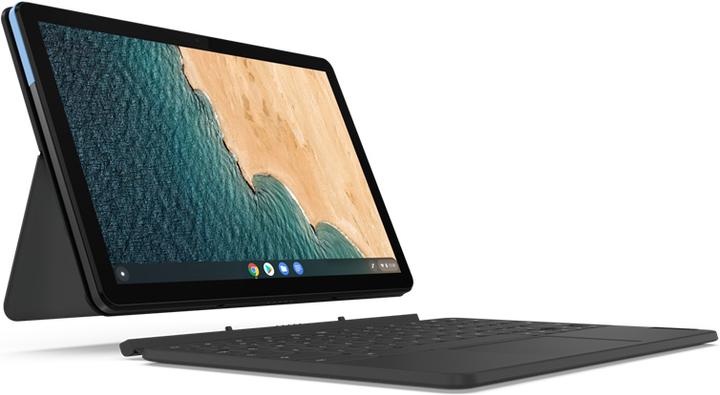 Image du produit Lenovo Chromebook Duet (WLAN uniquement, 10.10", 128 Go, Bleu, Grey)