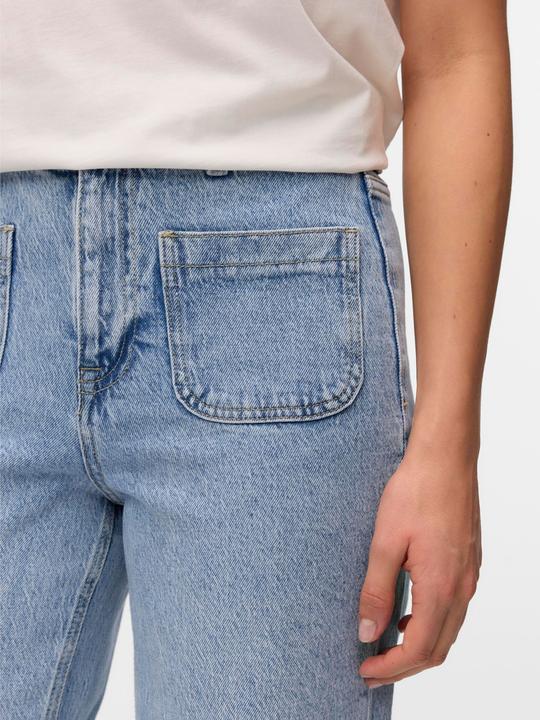 Actual product image Vero Moda VMTESSA Hohe Taille Weiter Beinschnitt Jeans Weit geschnitten (W29/L32)