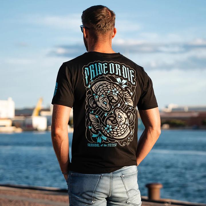 Actual product image Pride or Die t-hirt urvival of the fittet (S)