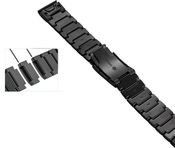 Image du produit Garmin Bande Tech Protect (26 mm, Acier inoxydable)