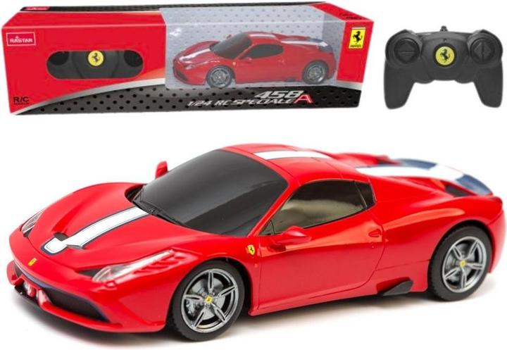 Produktbild Rastar Ferrari 458 RC 1:24 czerwone
