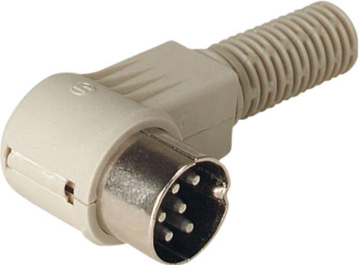 Image du produit Belden Fiche coudée grise 6P