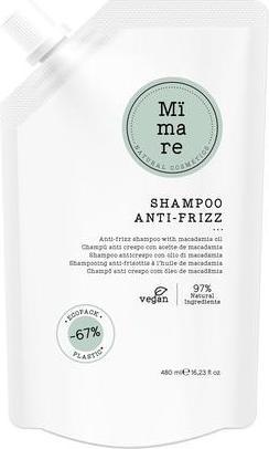 Actual product image Mïmare Natural Cosmetics MIMARE Anti-Frizz Shampoo 480ml (480 ml, Liquid shampoo)