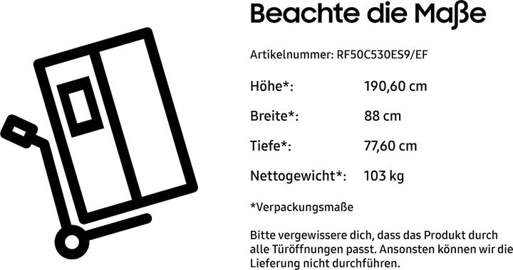 Image du produit Samsung RF50C530ES9/EF (495 l)