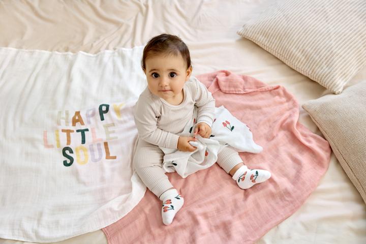 Actual product image Lässig Mullwindeln & Mulltücher Mulltuch 3er Pack Heavenly Soft Swaddle L (80 cm, 80 cm)