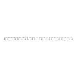 Actual product image GBC Binding wire, 12 mm, 21 rings, silver