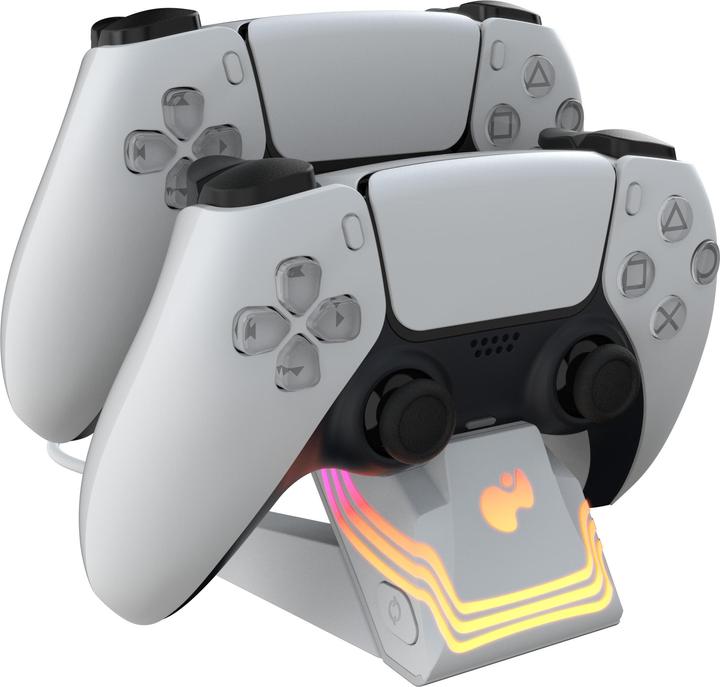 Produktbild PDP Ladestation 2 Controller Afterglow Wave weiss PS5 (PS5)
