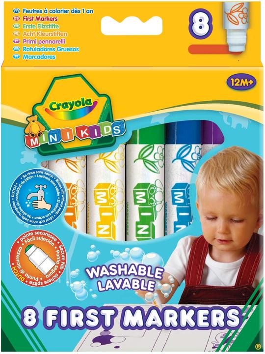 Crayola Mini Kids - Marker (Assortiert, 8 x)