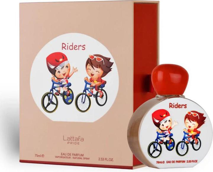 Actual product image Lattafa Perfumes Lattafa Pride Riders For Kids Eau De Parfum Spray 2.53 Ounce 75ml (Eau de parfum, 75 ml)