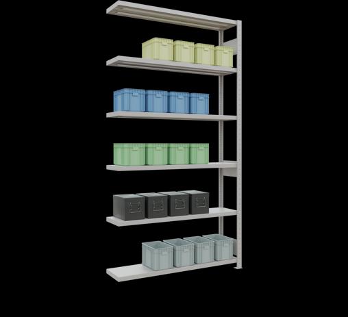Image du produit Schulte Lagertechnik Système enfichable Élément suivant MULTIplus250 avec traverse de longueur