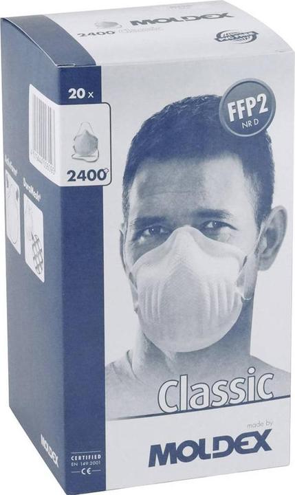 Image du produit Moldex Masque de protection respiratoire Klassiker 240015 FFP2 NR D sans valve d'expiration (FFP2, 20 x)