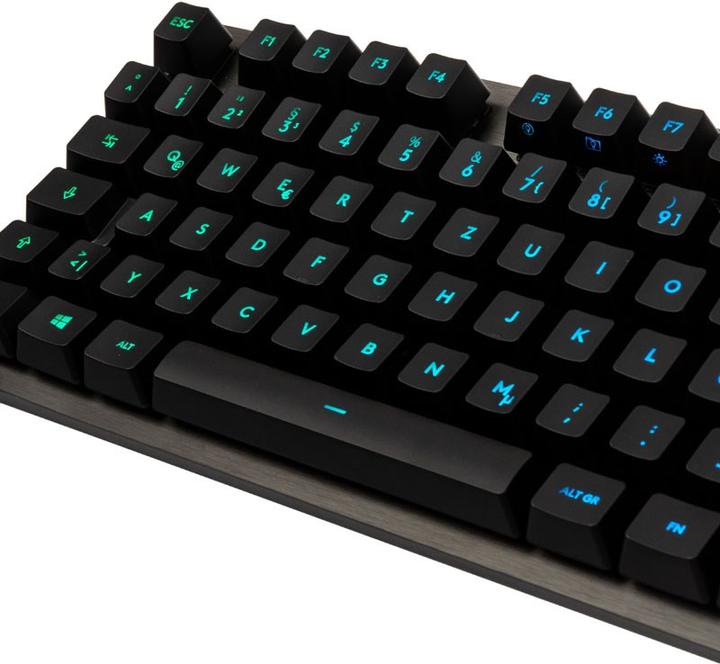 Actual product image Logitech G Mechanical gaming keyboard G512 with cable, USB 2.0, QWERTZ, carbon fibre, RGB (DE, Cable)