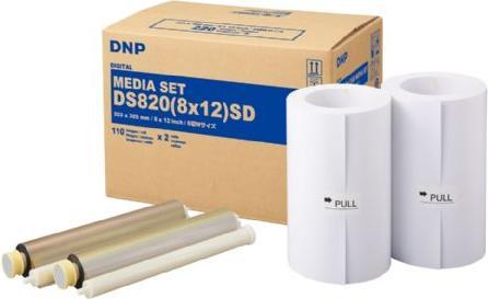 Actual product image DNP DS 820 SD Media Kit 20x30 cm 2x 110 Prints (110 x, 20 x 30 cm)