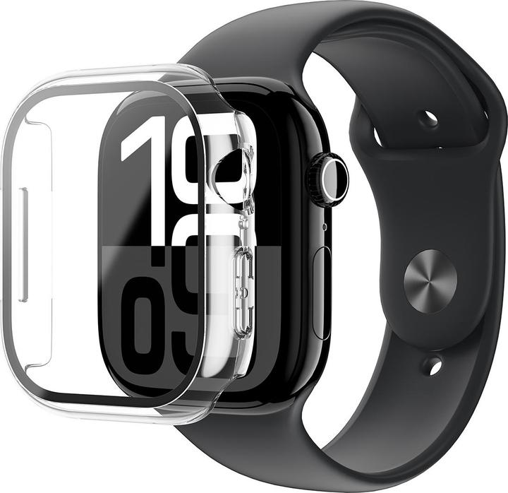 Amazingthing Radix Glass Case für Apple Watch 46 mm, transparent