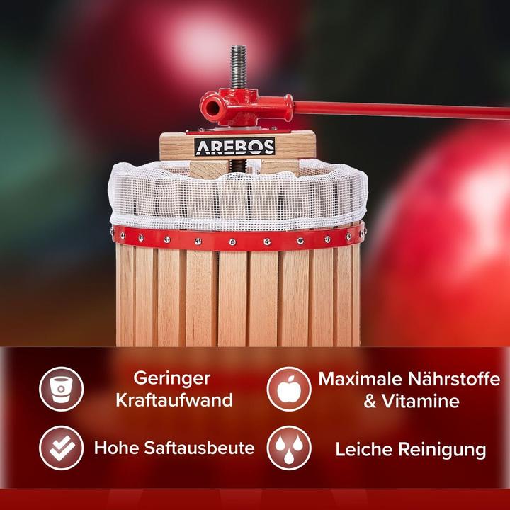 Image du produit Arebos Presse à fruits (Fiche CH)