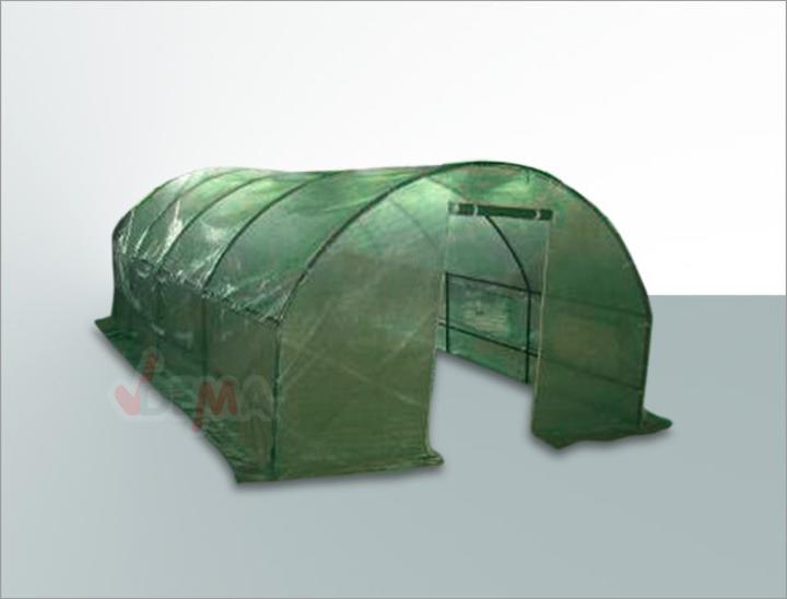 Produktbild Dema Gewächshaus Tunnel Treibhaus Frühbeet Pflanzbeet Tomatenhaus 600x300 cm 6x3 m