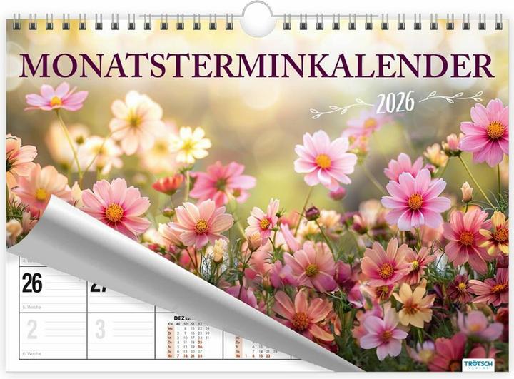 Produktbild MonatsterminerMontasterminkalendermitFotocover2026 (Harter Einband, Deutsch)