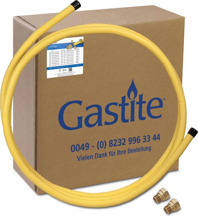 Produktbild Gastite Starterset DN25 x 5 m 2 DN25 AG Flexible Gasleitung (5 m)