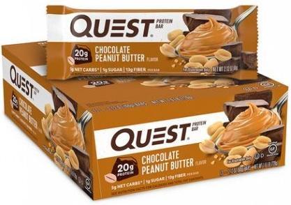 Actual product image Quest QuestBar (Chocolate Peanut Butter, 1 pcs., 720 g)