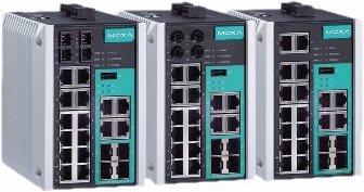 Image du produit Moxa EDS-518E Series EDS-518E-SS-SC-4GTXSFP - commutateur