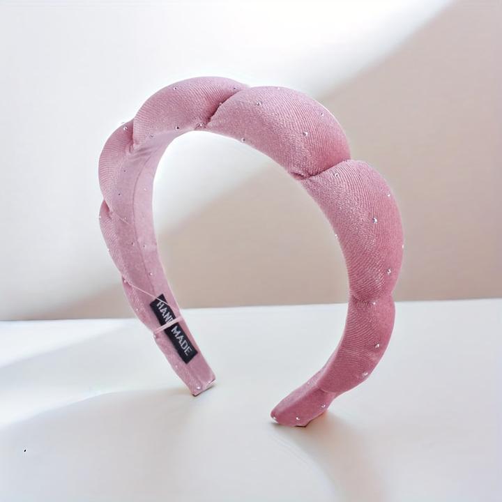 Produktbild Activity Board Samt Wolke geformt Strass Stirnbänder, einfachen Stil, weichen Schwamm Haarbänder für Gesicht