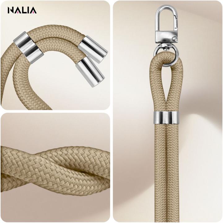 Immagine prodotto Nalia HoldMe Lanyard Handykette – Universal Trageband für Smartphones - Verstellbar, Soft & Elastisch