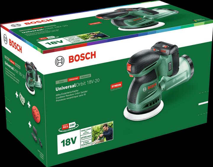 Produktbild Bosch Home & Garden Bosch Exzenterschleife UniversalOrbit 18V-20 solo (Exzenterschleifer)