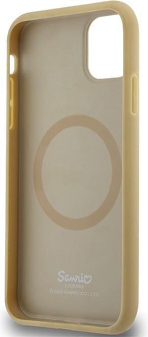 Produktbild Hello Kitty HKHMN61PGHCKD iPhone 11 / Xr 6.1" złoty/gold hardcase Leather Kitty Head MagSafe (Apple iPhone 11)