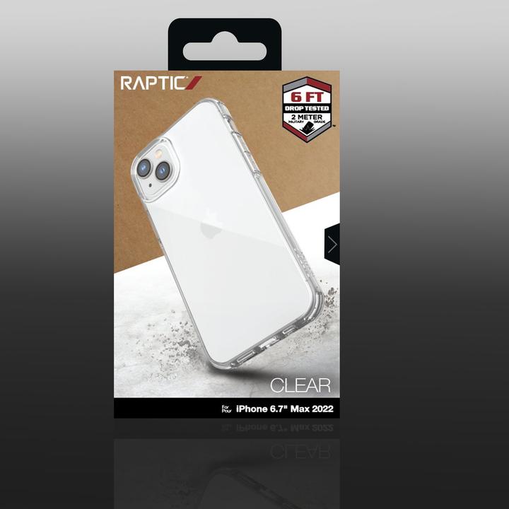 Immagine prodotto X-Doria Custodia Clear Case per iPhone 14 Plus, cover trasparente blindata (Apple iPhone 14 Plus)