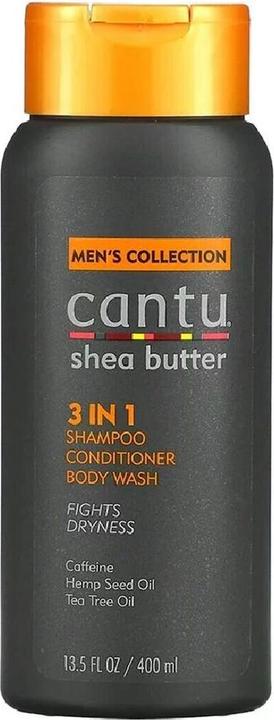 Image du produit Cantu Shampooing et après-shampooing pour hommes 3-en-1 13.5 Ounce (400ml) (400 ml, Shampoing liquide)