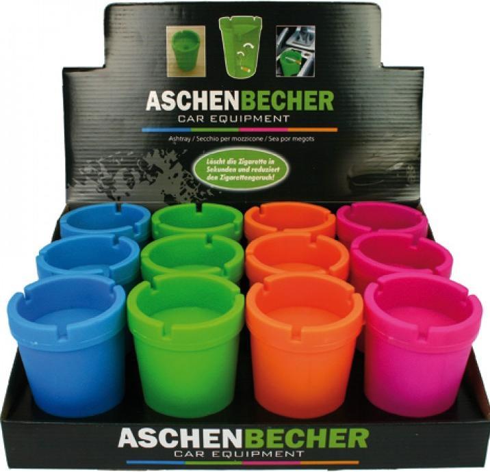 Colors Aschenbecher 11x8cm, diverse Farben