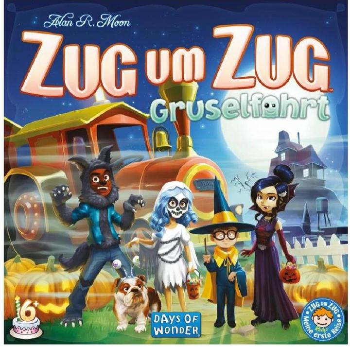 Produktbild Days of Wonder DOWD0030 - Zug um Zug: Gruselfahrt, Brettspiel, für 2-4 Spieler, ab 6 Jahren (DE-Ausgabe) (Deutsch)