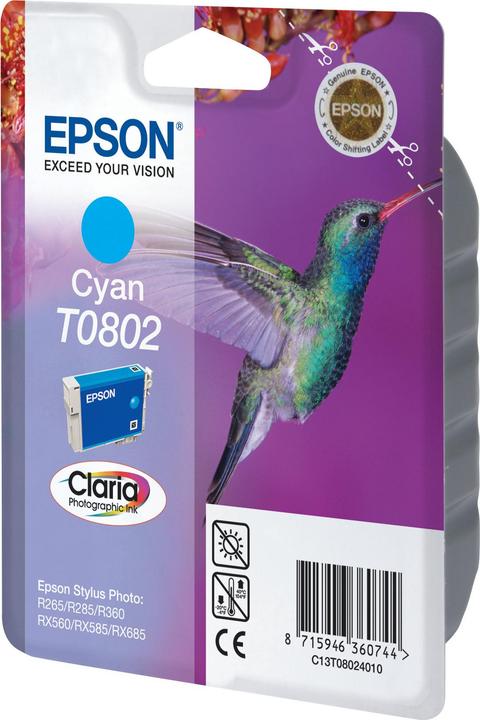 Image du produit Epson T0802 Claria Photographic (C)