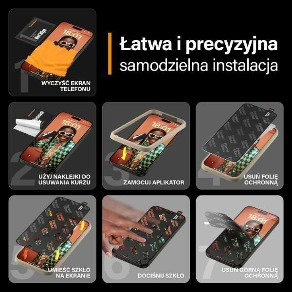 Actual product image PanzerGlass Eyecare Screen Protection Ultra-Wide Fit (1 Piece, Apple iPhone 15 Pro Max)