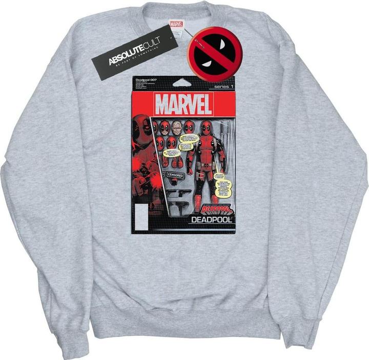 Deadpool Action Figure Sweatshirt (XXL)