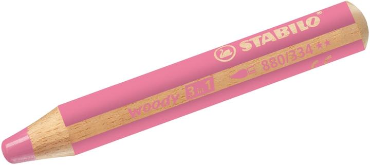 Image du produit STABILO woody 3 en 1 crayon de couleur (Pink, 1 x)