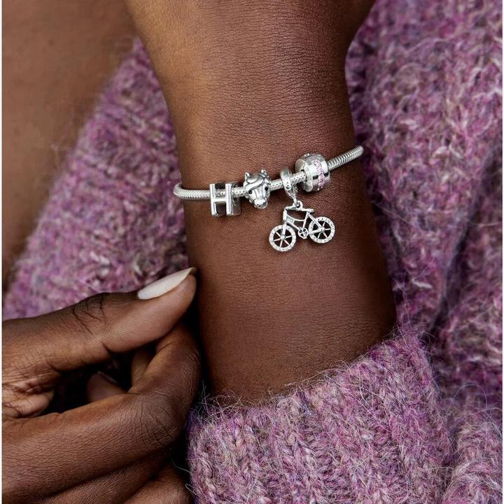 Produktbild Pandora Pink Shining Path Charms/Beads (1.06 cm, Silber)